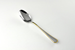 TABLE SPOON GOLD PLATED STEFANIA INOX 18/12, Lenght 200MM Weight 56 grams