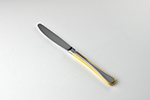 DESSERT  KNIFE GOLD PLATED STEFANIA INOX MOLIBDENO, Lenght 200MM Weight 78 grams