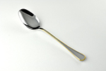 SERVING  SPOON GOLD PLATED STEFANIA INOX 18/12, Lenght 230MM Weight 67 grams