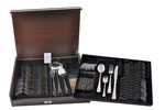GIFTSET 75PCS GOLD STEFANIA WITH CAKE FORK