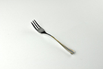 CAKE FORK GOLD PLATED BRAVA INOX 18/12, Lenght 150MM Weight  21 grams
