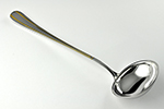 LADLE GOLD PLATED BRAVA INOX 18/12, Lenght 300MM Weight 108 grams