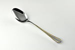 SERVING SPOON GOLD PLATED BRAVA INOX 18/12, Lenght 230MM Weight 67 grams