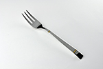 SERVING  FORK GOLD PLATED TIGRA INOX 18/10, Lenght 230MM Weight 49 grams
