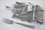 TABLE FORK SOLE INOX 18/C, Lenght 200MM Weight 29 grams IN POLYBAG AT 60 PIECES
