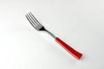 TABLE FORK RED ELENA INOX 18/10