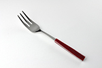 SERVING FORK RED VISUAL INOX 18/10