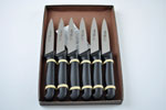 SET 6 SERRATE POINT KNIFE MM1.5 CM10 NYLON