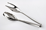 Stainless Steel SERVING TONGS HEAVY LENGHT 23,5CM